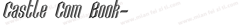 Castle Com Book字体转换